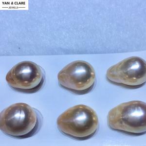 High Quality Gold Purple Baroque Pearl 10-11mm